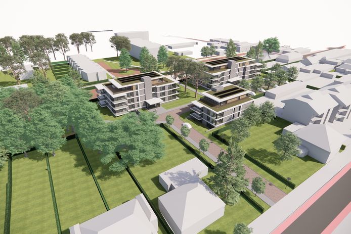 Een impressie van het bouwplan aan de Mr. van Coothstraat in Waalwijk