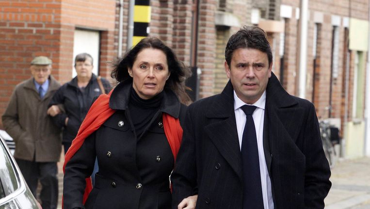 Wendy Van Wanten en haar partner Frans Vancoppenolle. Beeld BELGA