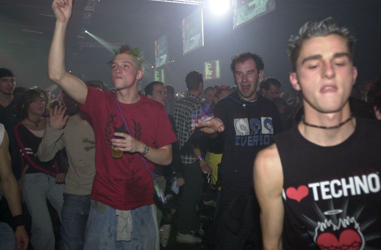 I Love Techno, hoogmis van de elektronische muziek, in 2003 in Flanders Expo. Beeld Frederiek Vande Velde