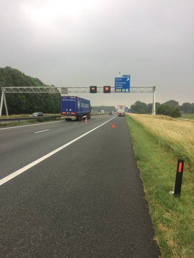 Truck met pech is weg, A12 bij Zevenaar weer vrij