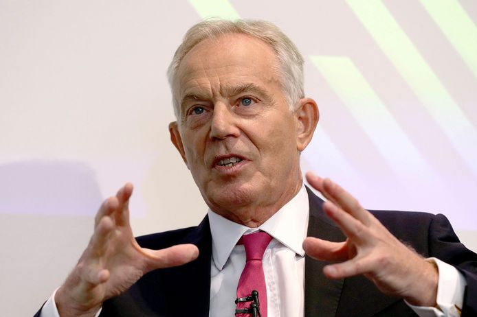 De Britse ex-premier Tony Blair.