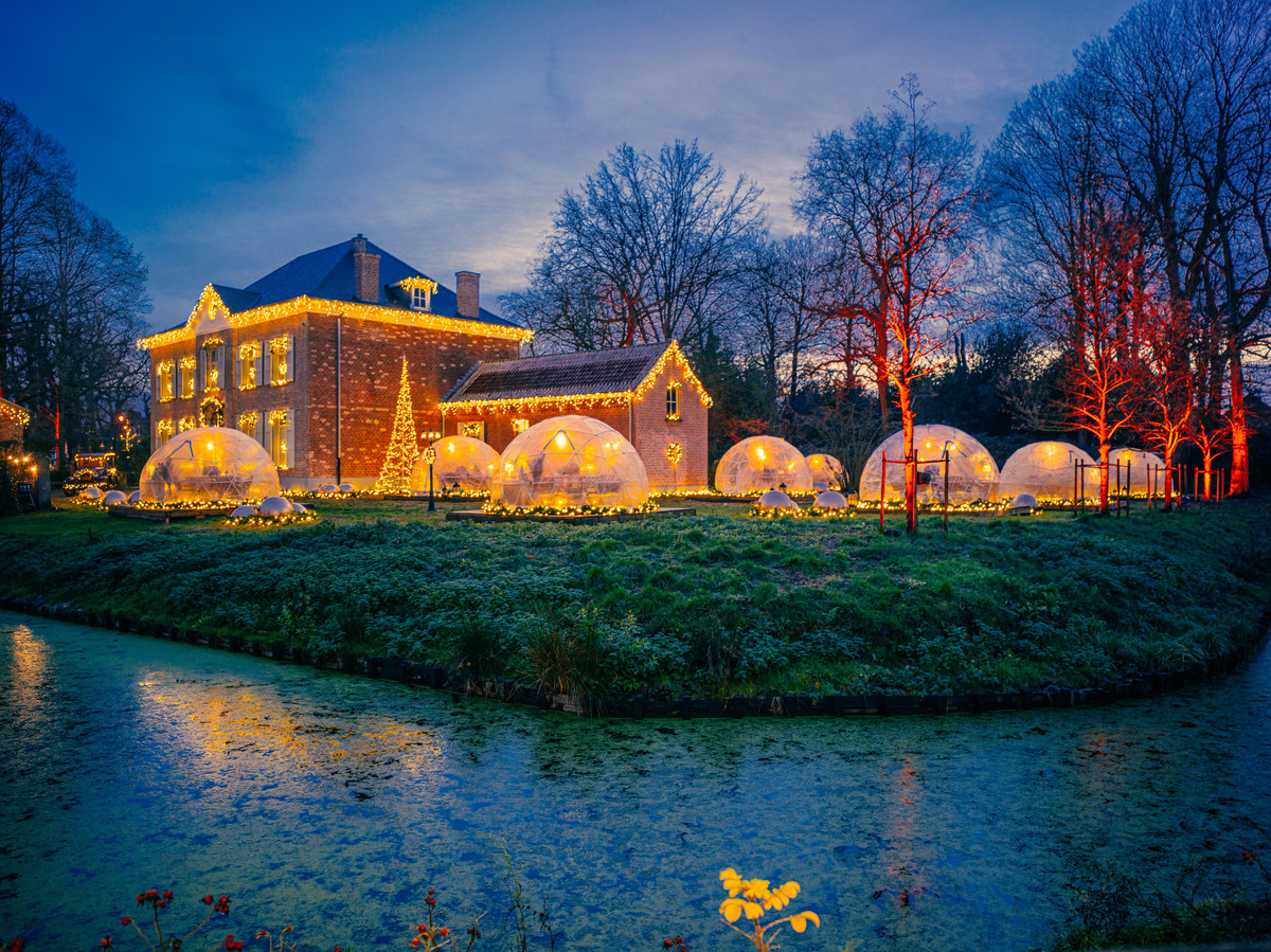 Bubble BQ Dompelt Olen centrum Onder In Gezellige Kerstsfeer Pastorie 