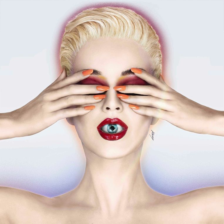 De cover van 'Witness' , het nieuwe album van popqueen Katy Perry. Beeld AP