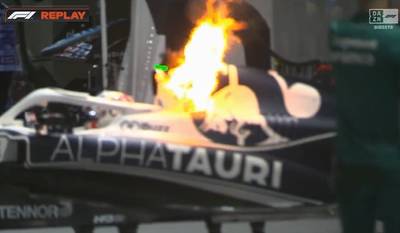 LIVE F1. Vlammen schieten plots uit bolide Gasly: “Het leek wel een barbecue” - Sainz snelste in tweede oefensessie