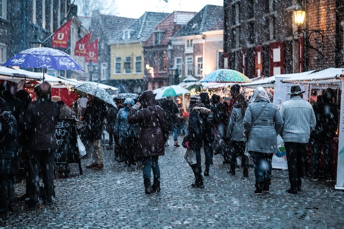 De kerstmarkt in Doesburg in 2017.