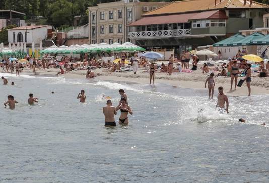 De stranden in Odesa zijn opnieuw geopend. 