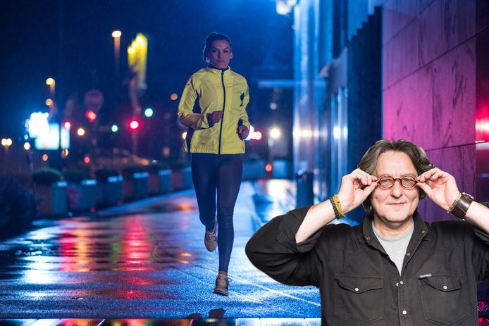Kees Thies over het idee van Op Ons Eiland om in Dordrecht 'dynamische lichtpaden' voor sporters te plaatsen.