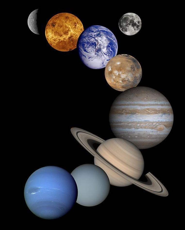 Wist je dat al onze planeten netjes passen de aarde en de maan? | De Morgen