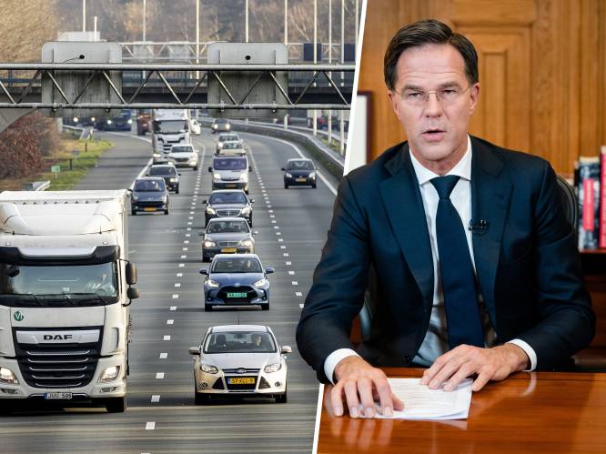 Harde woorden van Rutte minder effectief tegen verkeersdrukte dan ‘intelligente lockdown’