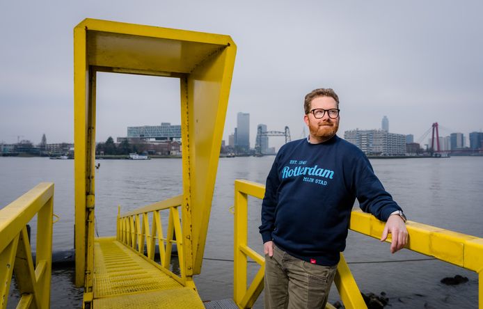 Portret van Wouter van Lieburg, een van de initiatiefnemers van Gers! Magazine en eigenaar van Het Rotterdams Warenhuis.