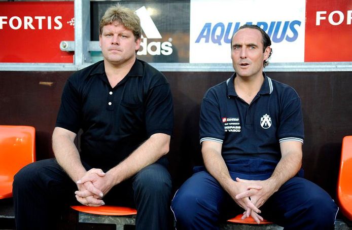 Hein Vanhaezebrouck en Yves Vanderhaeghe deden het samen al bij KV Kortrijk.