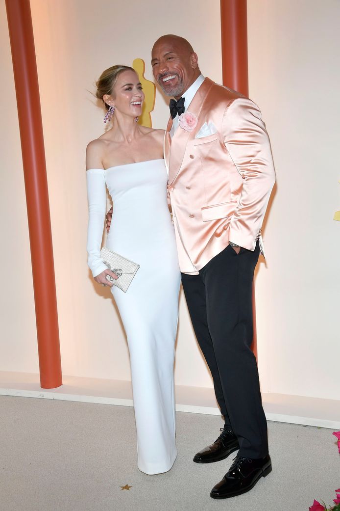 Emily Blunt et Dwayne Johnson
