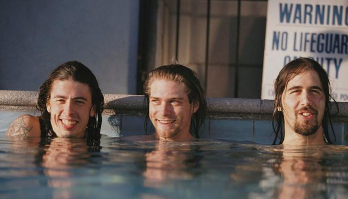 Nirvana: Dave Grohl, Kurt Cobain en Krist Novoselic.