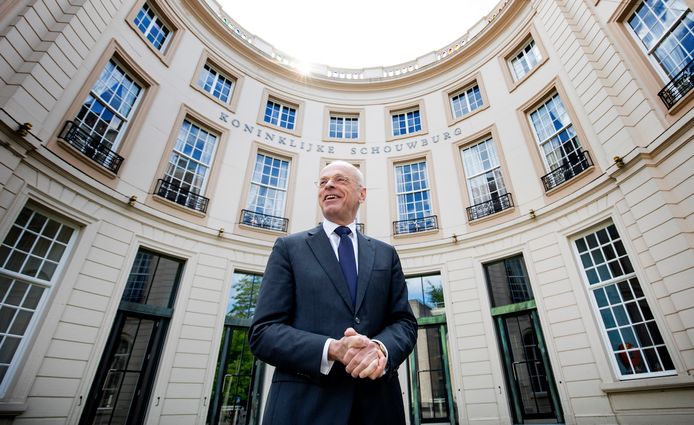 President of the Senate Jan Anthonie Bruijn at the Koninklijke Schouwburg where Prinsjesdag will take place this year.