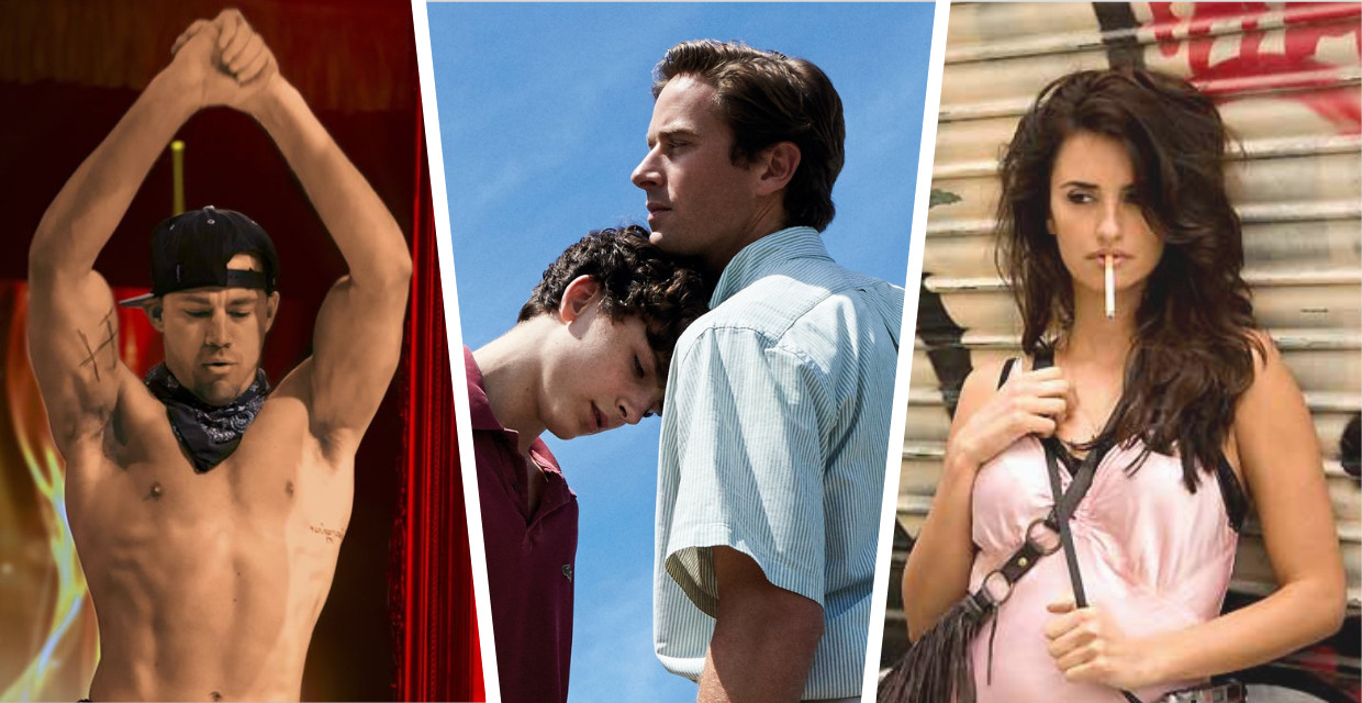 'Magic Mike XXL', 'Call me by your name', 'Vicky, Cristina, Barcelona' Beeld 