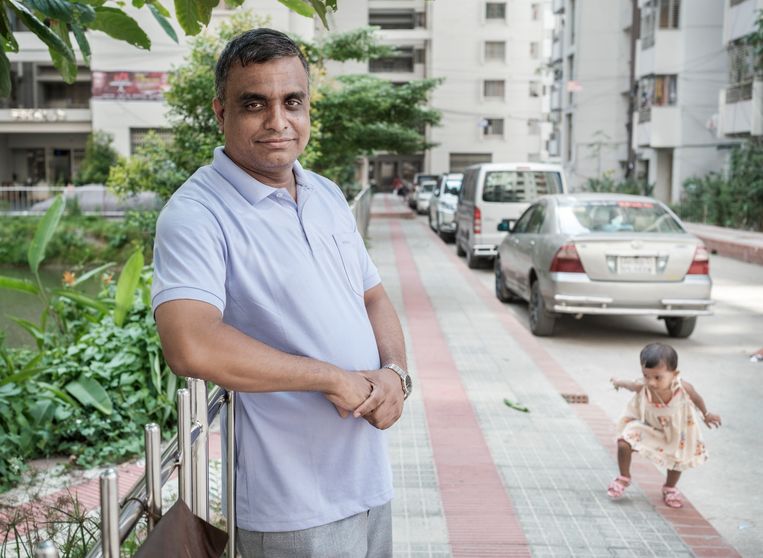 De Bengaalse onderzoeksjournalist Muhammad Owasim Uddin Bhuyan. Beeld Patrick Post