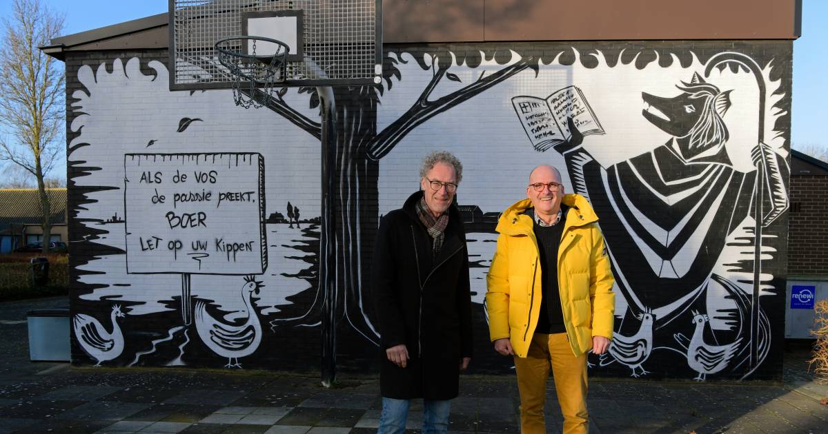 Dag lelijke Hulster gevels! Hallo streetart!