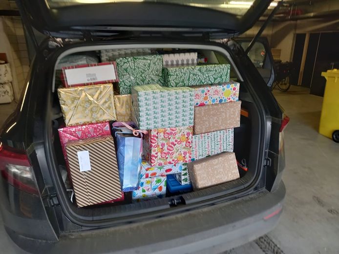meer dan 400 cadeaus vertrekken naar Trooz