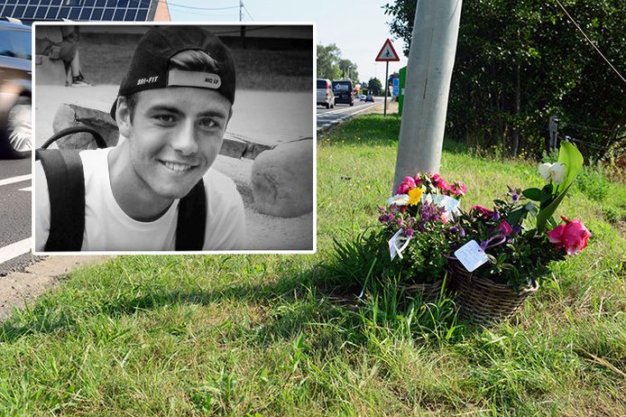 De Stationstraat in Haacht waar de 16-jarige Noah Mortier dodelijk werd aangereden.