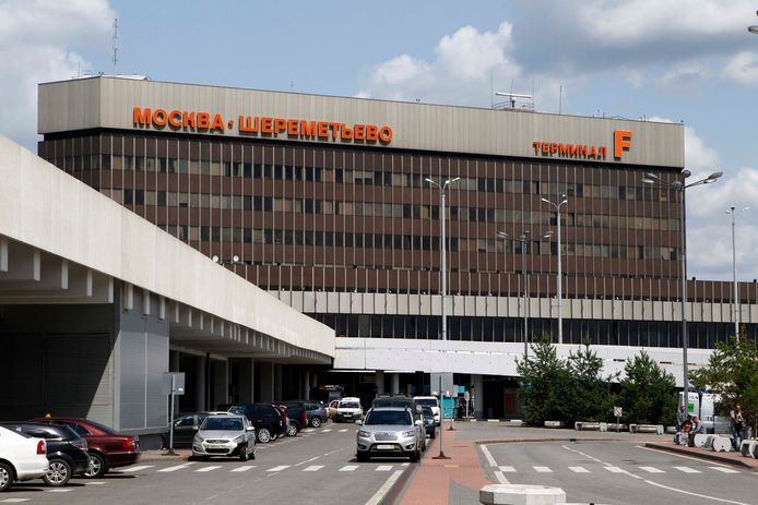 Het incident gebeurde dinsdagavond op de luchthaven van Sheremetyevo in Moskou.