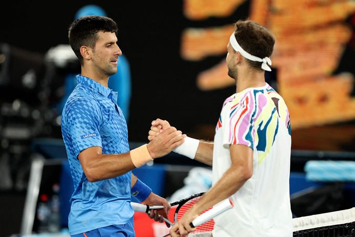 Novak Djokovic et Grigor Dimitrov