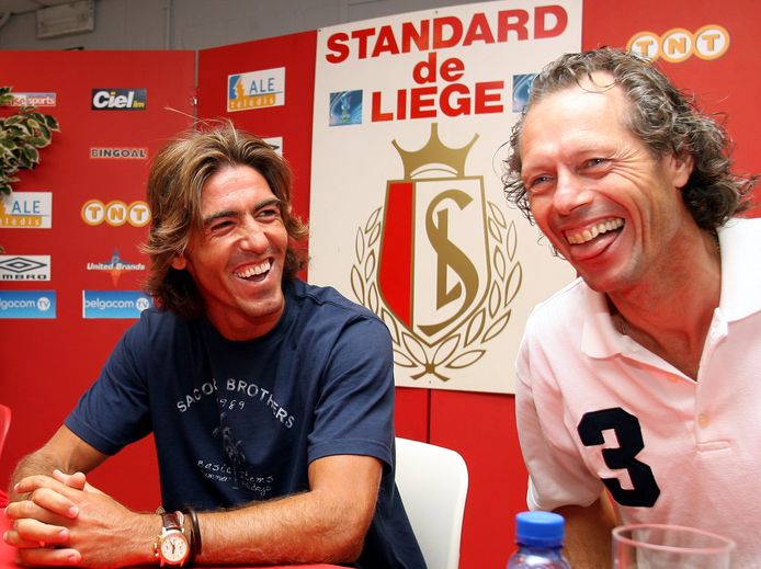 Sá Pinto en Michel Preud'homme, hier samen op archiefbeeld.