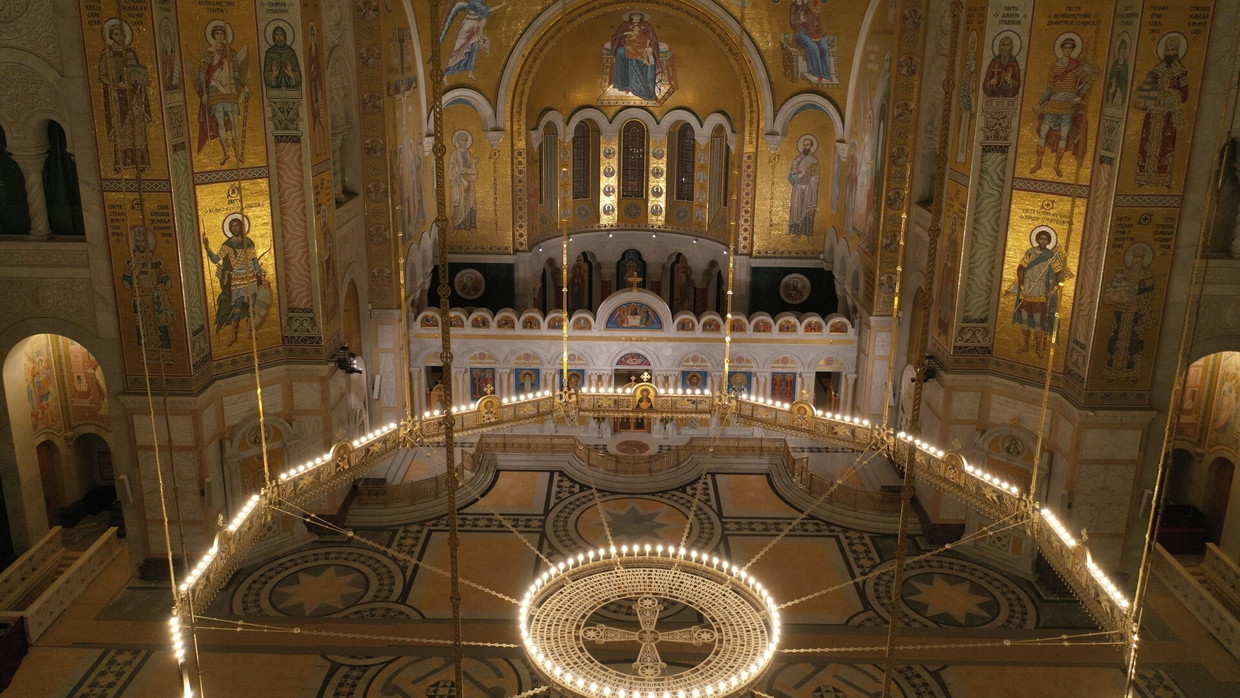 De Kathedraal van de heilige Sava in Belgrado. Beeld National Geographic