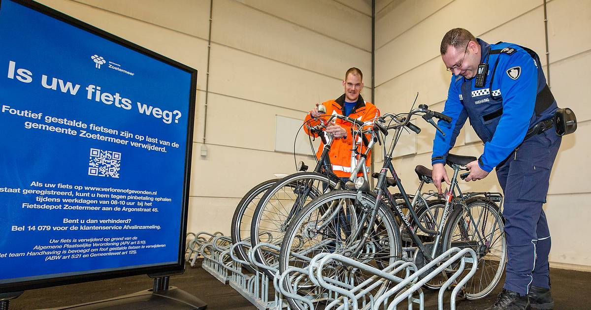 Onderverdelen hoogtepunt verraden De meeste eigenaren halen hun fiets nooit op | Zoetermeer | AD.nl