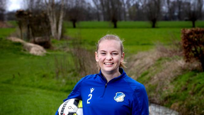 Rosa van Wershoven van FC Eindhoven neemt een voorschot op de hoofdprijs: ‘Een landstitel is nog altijd een beetje onwerkelijk’