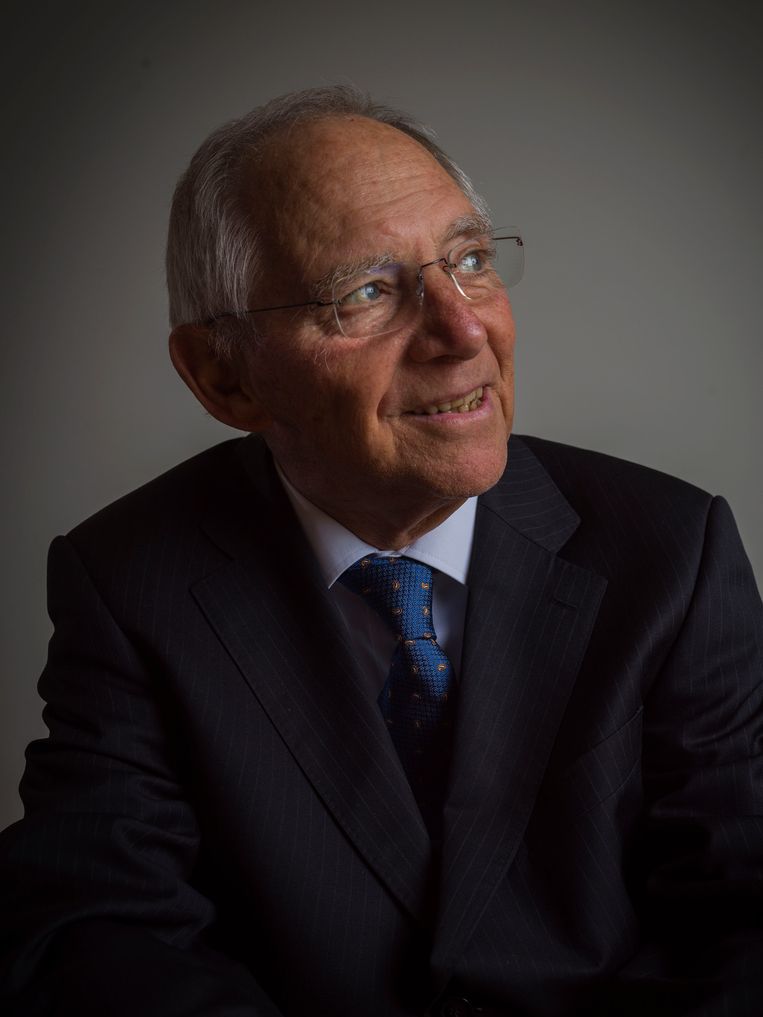 Wolfgang Schäuble: ‘Jeroen Dijsselbloem zei ooit tegen me: ‘Wolfgang, jij bent zoveel Europeser dan ik.’'
 Beeld ANP