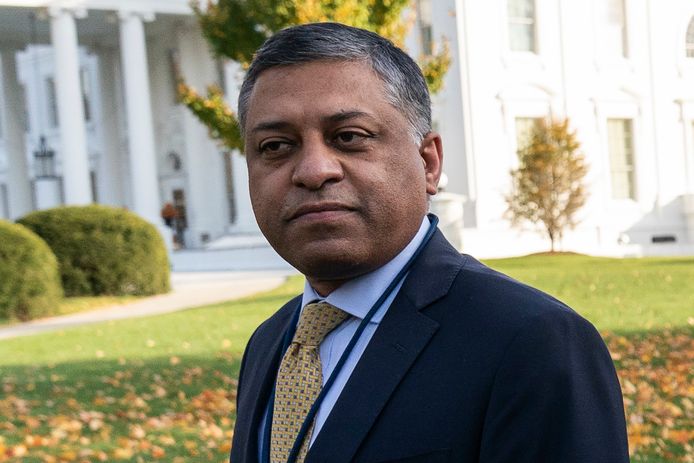 Rahul Gupta, directeur van het nationaal drugsbestrijdingsbeleid van het Witte Huis.