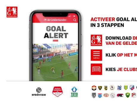 Met Goal Alert mis je nooit meer een doelpunt van je favoriete club