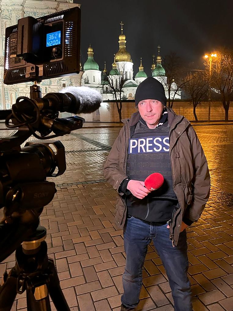 Robin Ramaekers: ‘Veel Russische soldaten vragen zich af wat ze daar in godsnaam doen. Ze hebben vrienden of verwanten in Oekraïne. Dan is het lastig om burgers te beschieten.’ Beeld RV