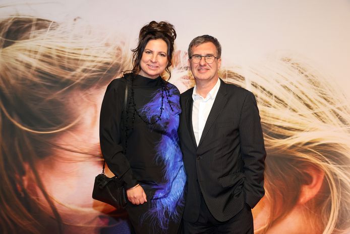 Jan Verheyen en partner Lien Willaert op de première van ‘Red Sandra’