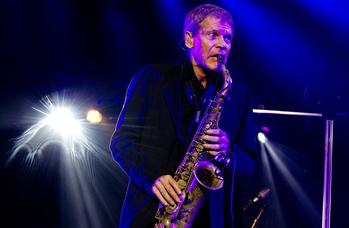 De Amerikaanse saxofonist David Sanborn treedt op tijdens de 40ste editie van het North Sea Jazz Festival in Ahoy.