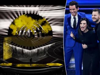 Zo zal het podium van het Songfestival eruit zien