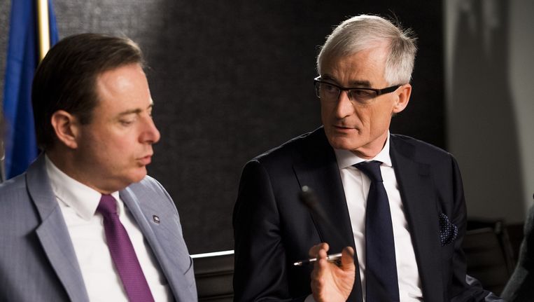 Bart De Wever en Geert Bourgeois. Beeld belga