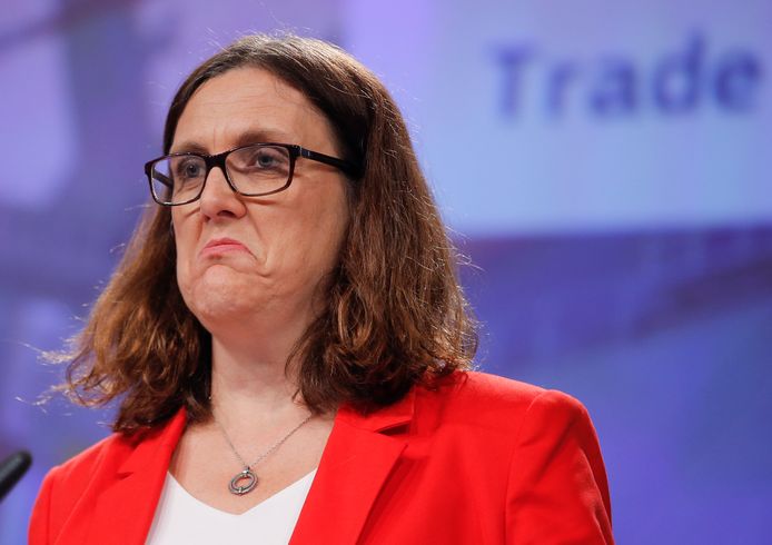 Cecilia Malmström, de eurocommissaris voor Handel.