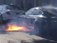 "Een ongewoon ongeluk": Tesla vat plots vuur
