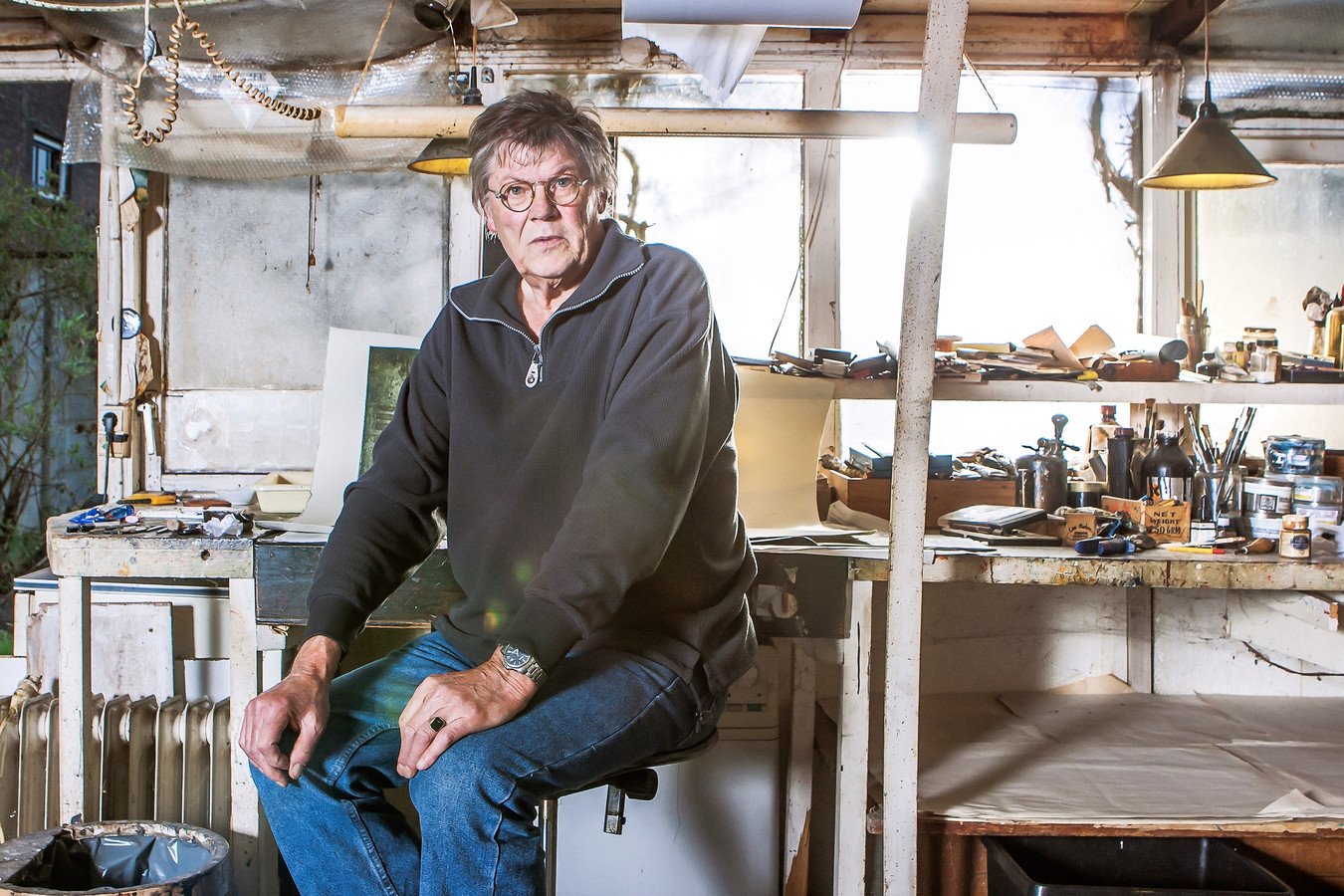 Kunstenaar Jasper van der Wel oogst ook na zijn dood roem Foto AD.nl