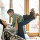 Opgebiecht: ‘Die carrière kan me gestolen worden. Ik blijf liever thuis bij mijn zoon’