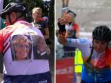 Deelnemers Alpe d'HuZes halen finish met foto's van dierbaren