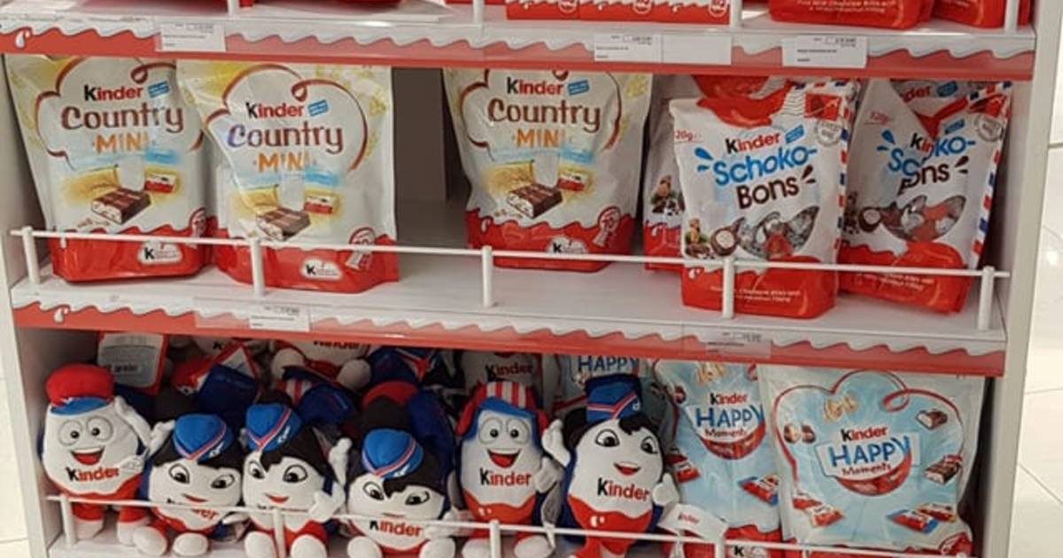 Alors qu'ils devaient être retirés, des chocolats Kinder toujours dans les  rayons