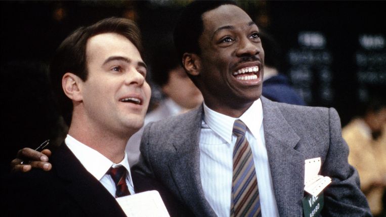 Dan Aykroyd en Eddie Murphy in Trading Places van John Landis Beeld 