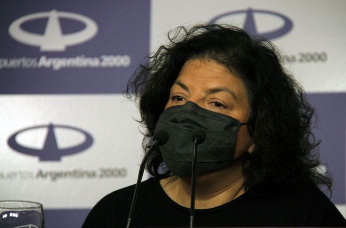 De Argentijnse minister van Gezondheid Carla Vizzotti.