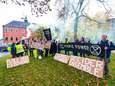  “Un monde qui a déraillé”: action d’Extinction Rebellion et de Gilets jaunes devant le parlement wallon