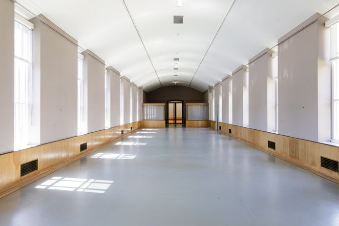 Museum Boijmans Van Beuningen anno 2020: leeg en verlaten, nadat tal van kunstwerken tijdelijk elders, tot in het buitenland aan toe, werden ondergebracht.