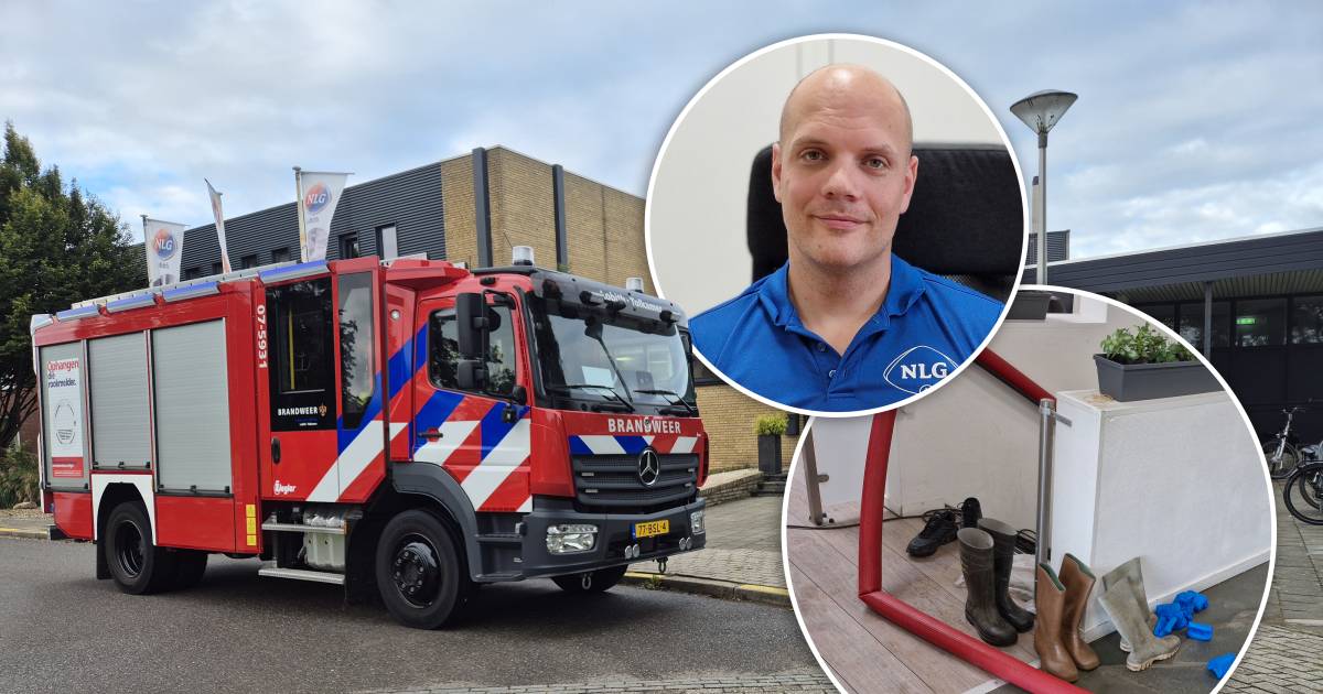 Brandweer druk in de weer met lekkage in zwembad: kelder ondergelopen met water na stroomstoring