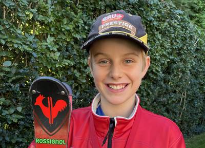 Siebe uit Leende kampioen slalom van de lage landen