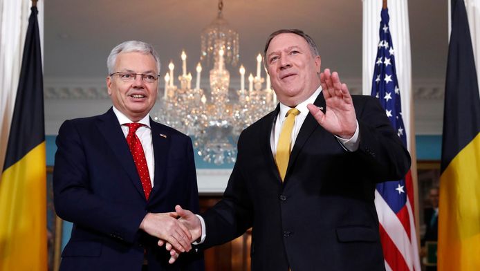 Didier Reynders est à Washington où il a également rencontré le secrétaire d'État américain Mike Pompeo.